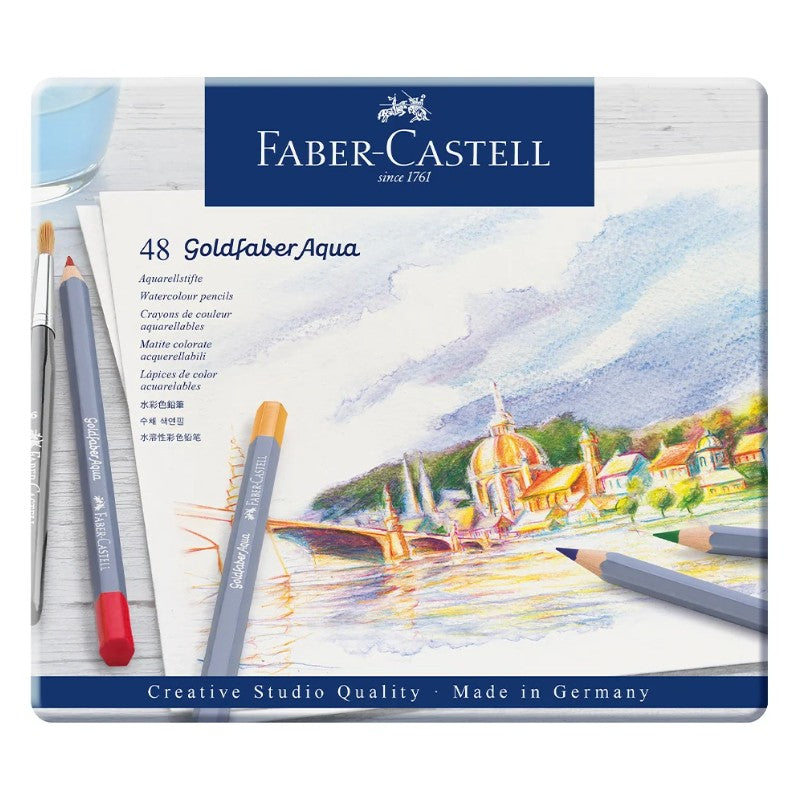 Goldfaber Watercolor Pencils Tin of 48 114648