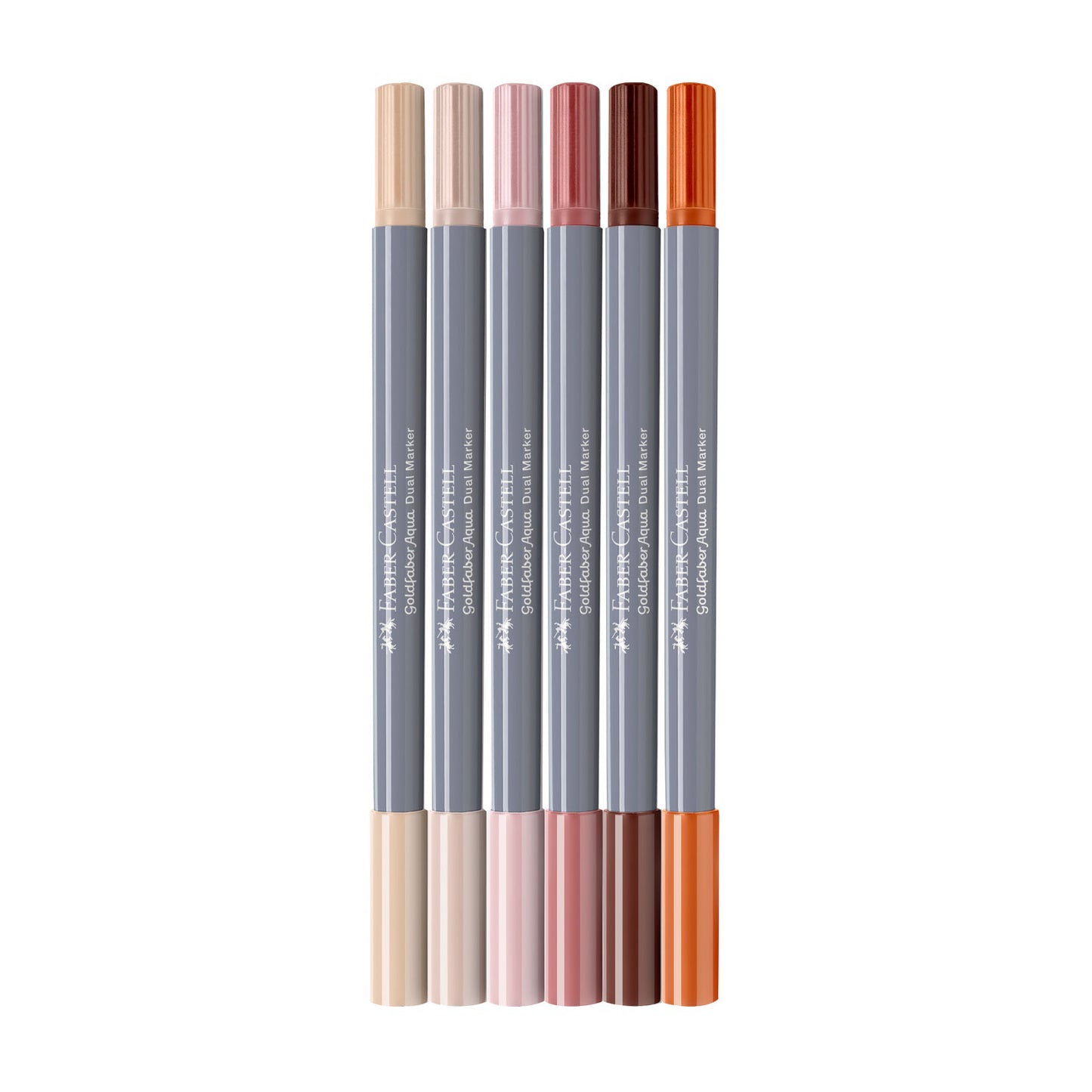 Dual Marker Set of 6 Portrait Goldfaber Aqua