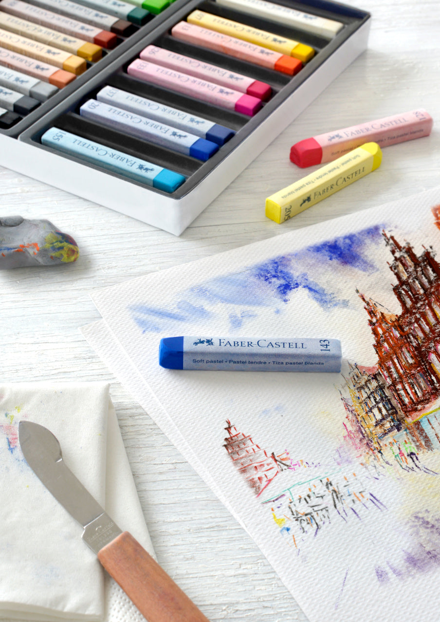 Soft Pastels, Cardboard Wallet of 12