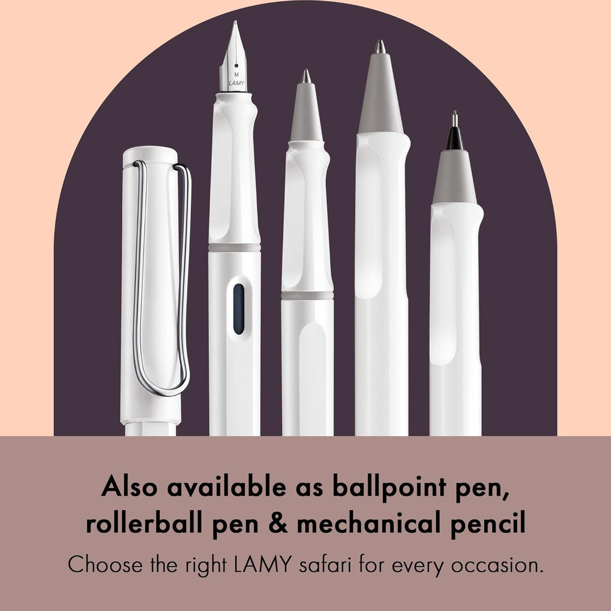 Lamy Safari White Pens Collection