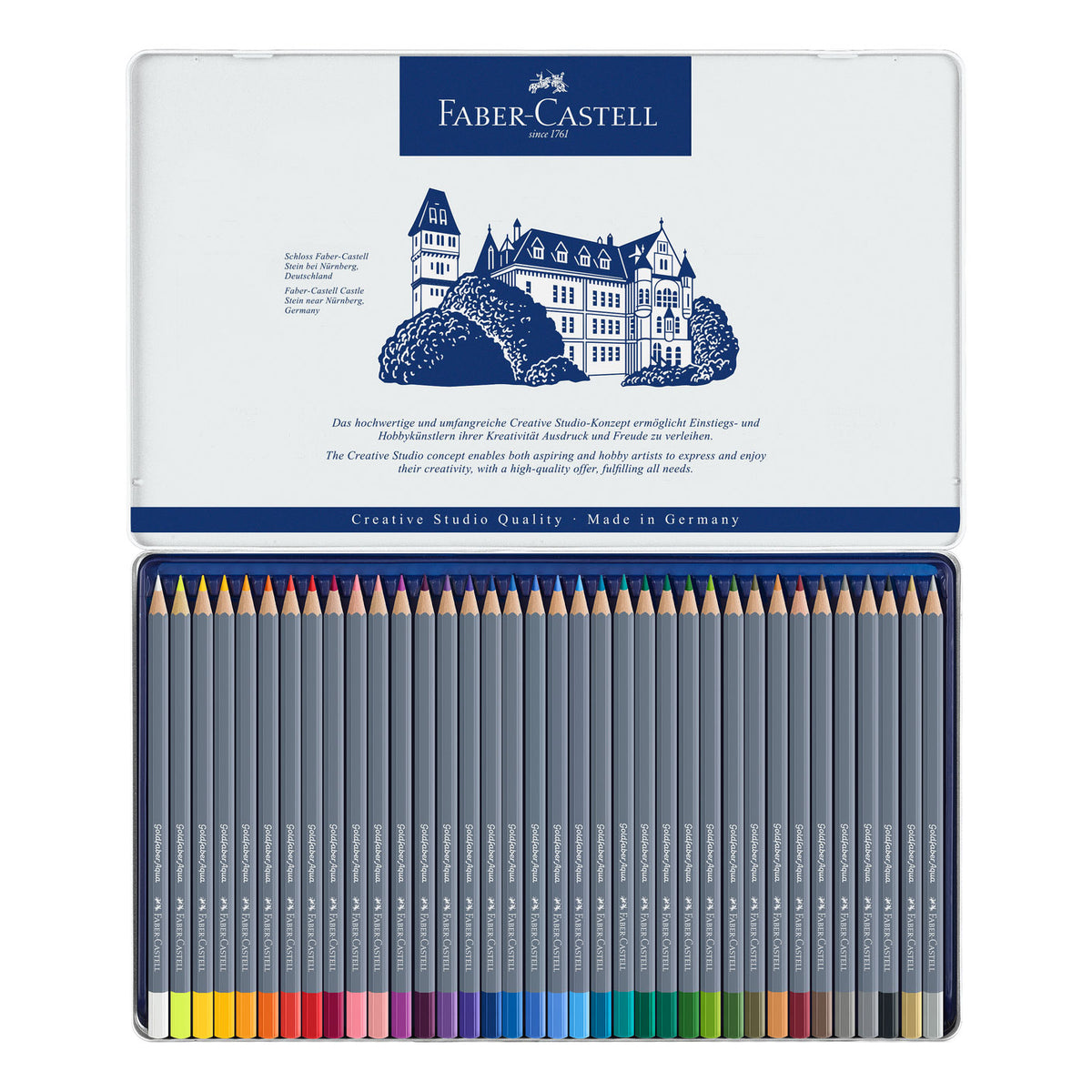 Goldfaber Watercolor Pencils Tin of 36 114636 