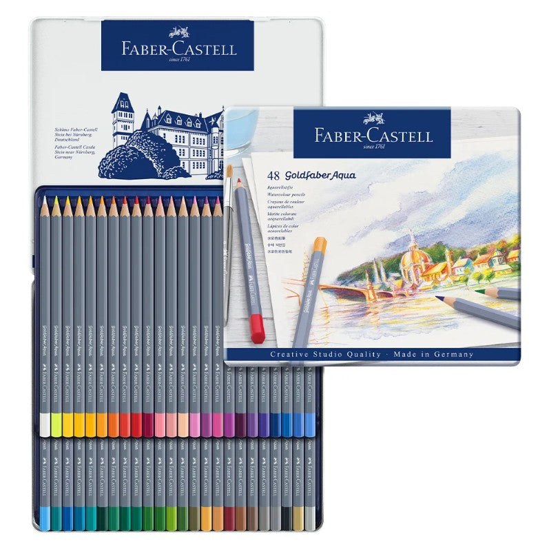 Goldfaber Watercolor Pencils Tin of 48 114648
