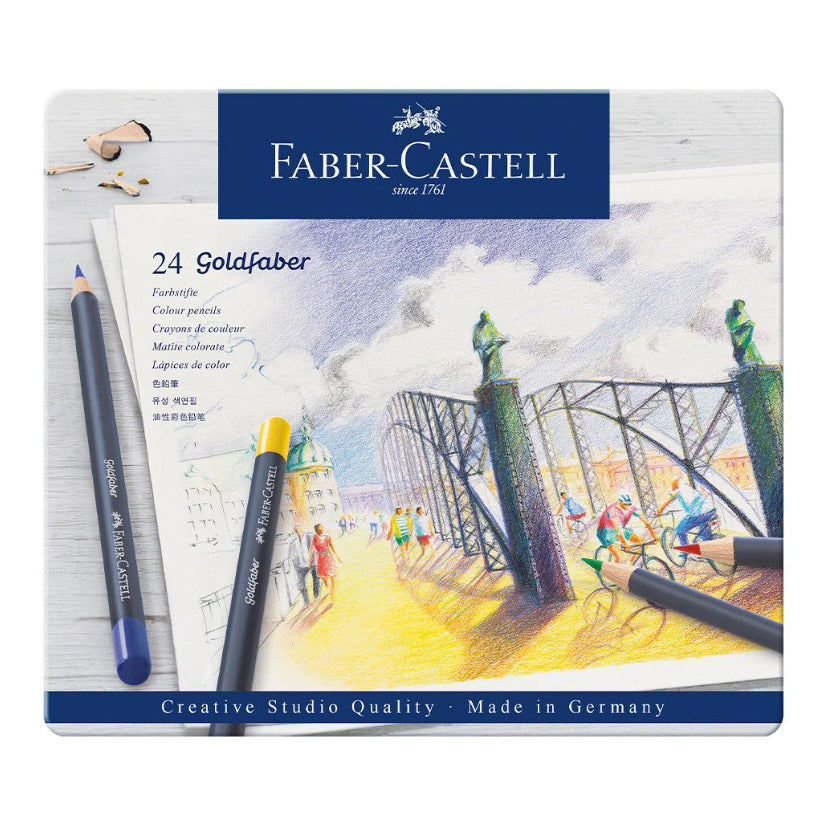 Goldfaber Color Pencils Tin of 24 114724