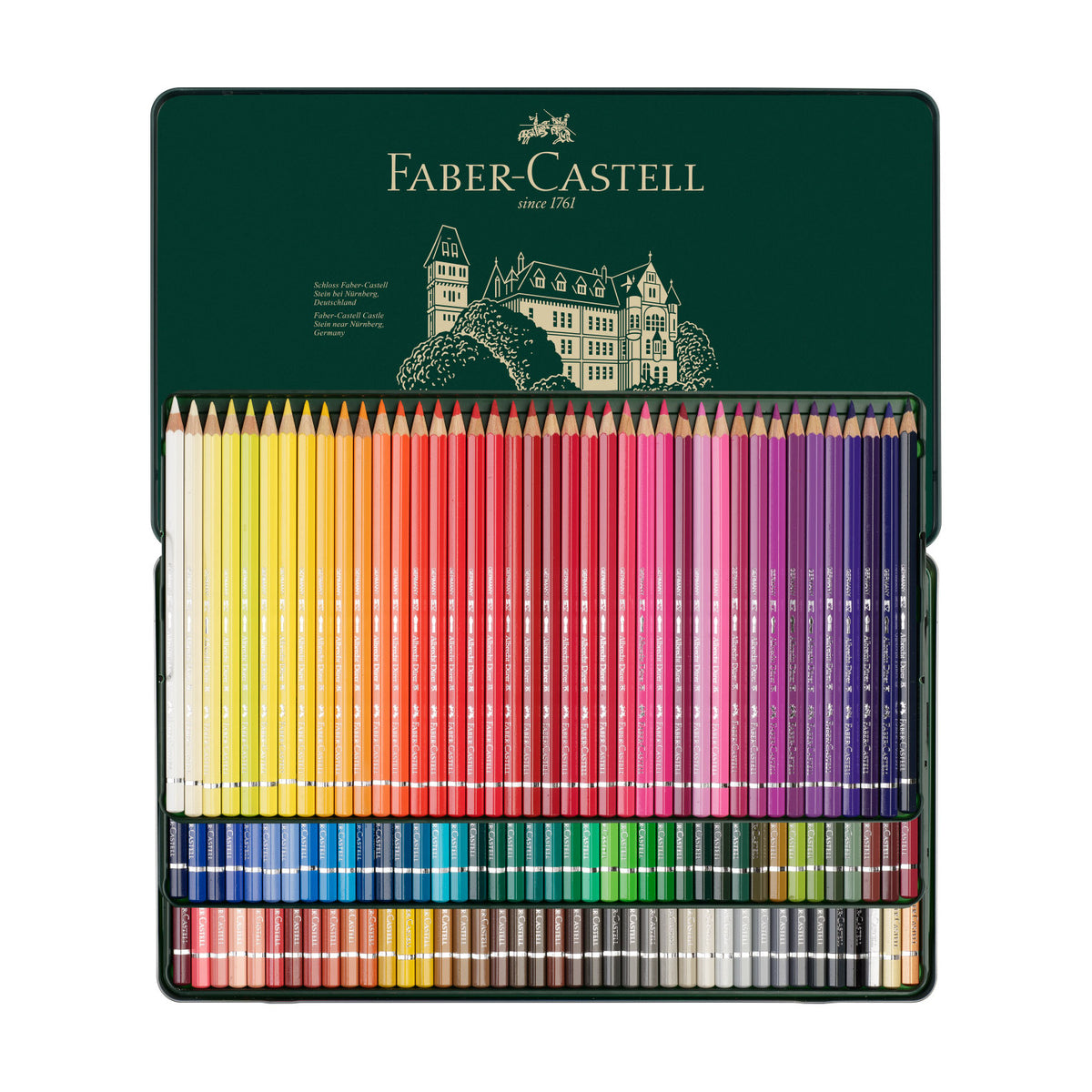 Albrecht Dürer Artists' Watercolour Pencils Tin of 120 in Metal Case 117511 by Faber-Castell