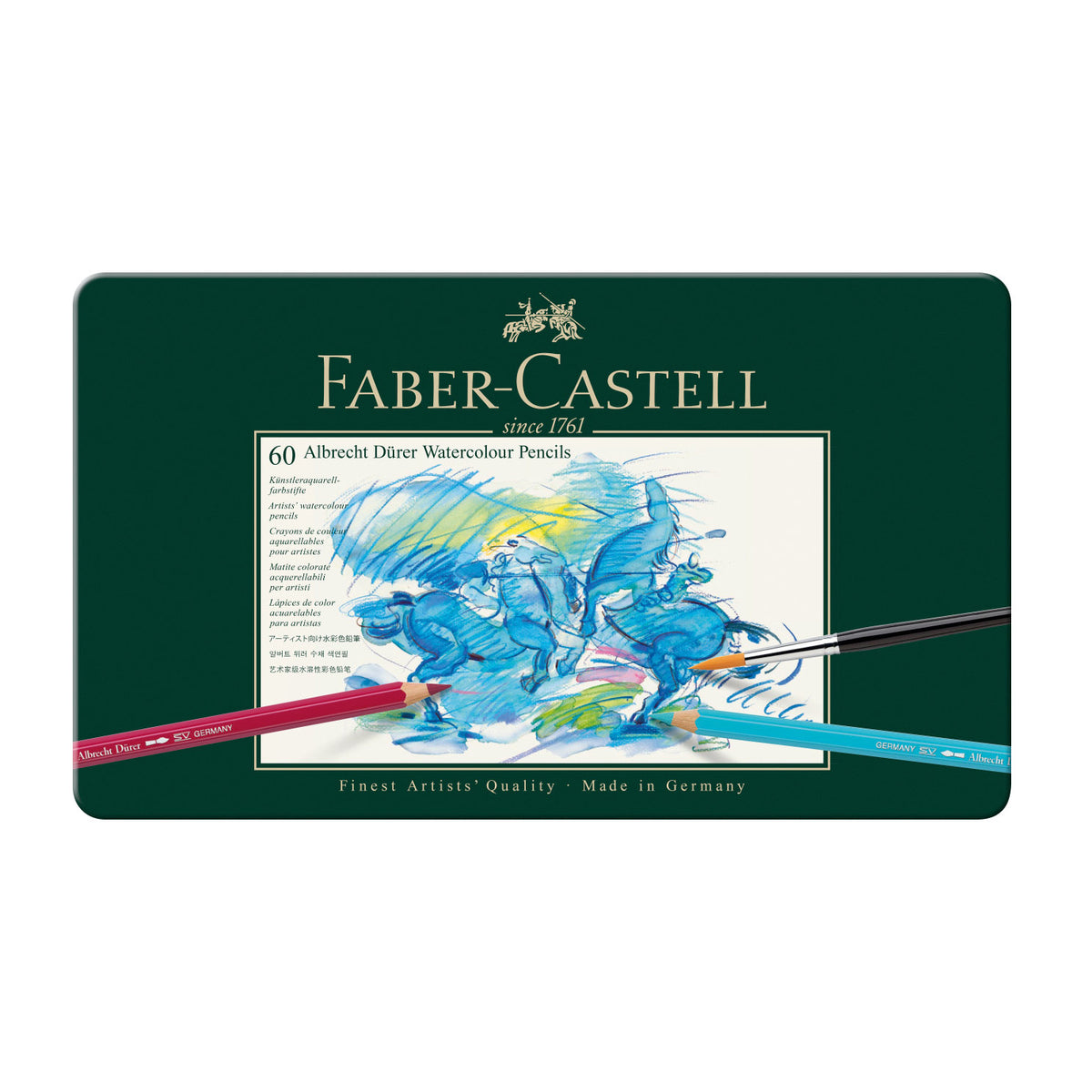 Albrecht Dürer Artists' Watercolour Pencils Tin of 60 117560 by Faber-Castell