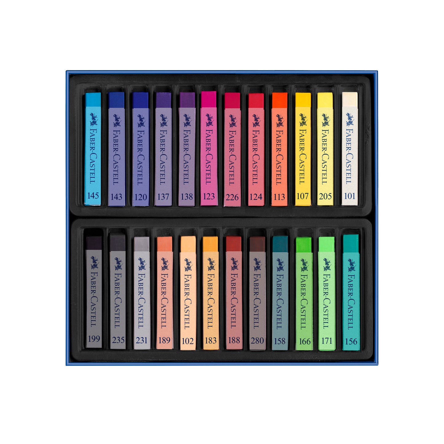 Soft Pastels, Cardboard Wallet of 24