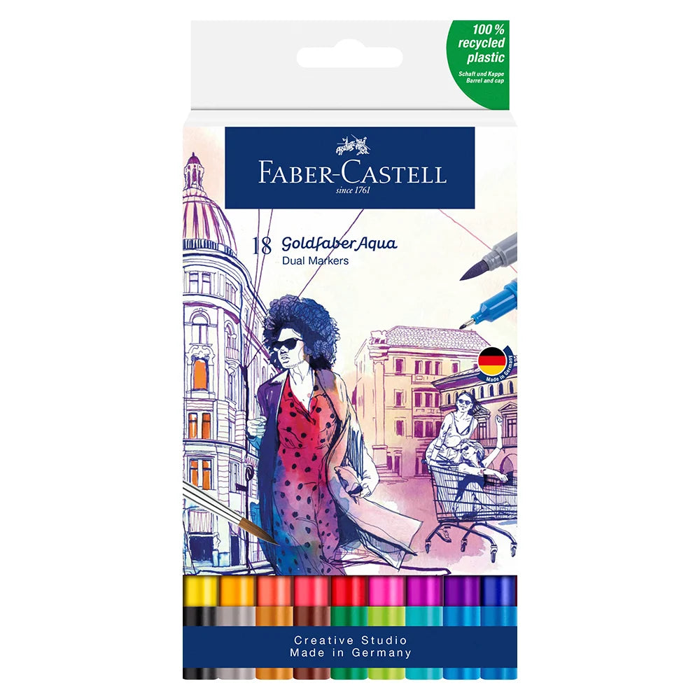 Goldfaber Aqua Dual Marker Cases of 6, 12, 18 and 24