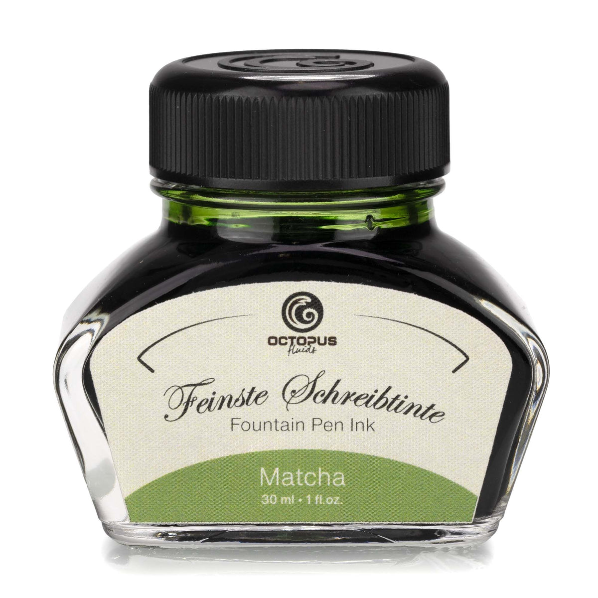 Octopus ink matcha green bottle