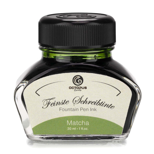Octopus ink matcha green bottle