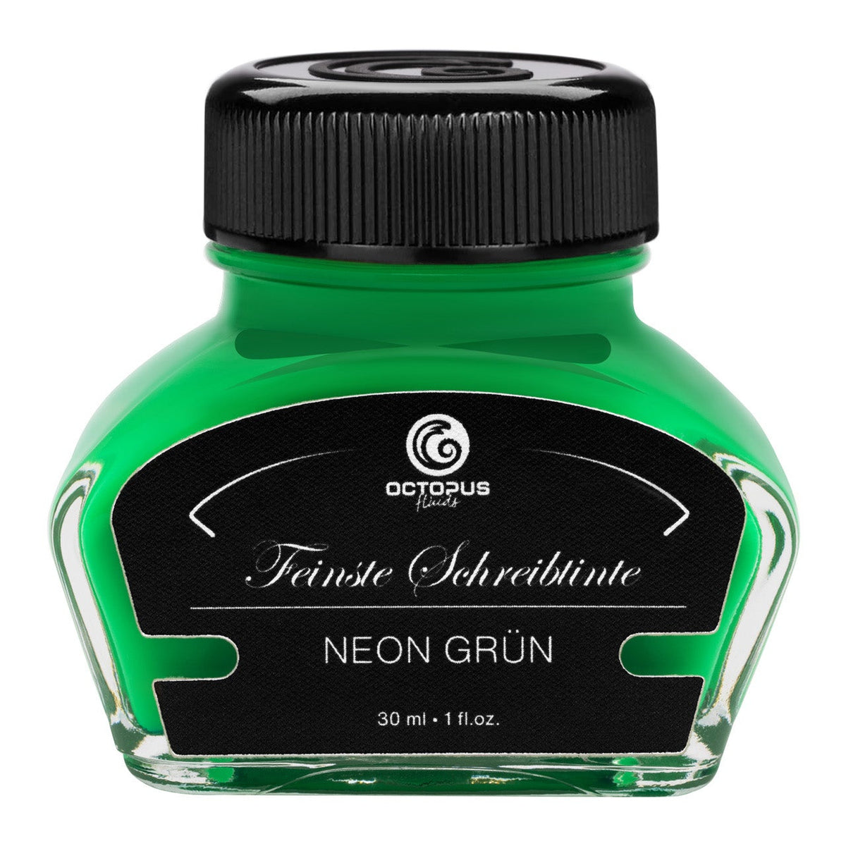 NEON GREEN Octopus Fluids Highlighter Ink Bottle 30 ml   